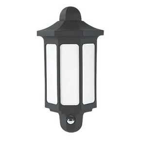 LAP Dunham Outdoor LED Half Wall Light Black 8.5W 580lm 1 LAP Dunham Outdoor LED Half Wall Light Black 8.5W 580lm