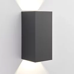LAP Outdoor LED Adjustable Up & Down Wall Light Matt Black 12.5W 610lm 8 LAP Outdoor LED Adjustable Up & Down Wall Light Matt Black 12.5W 610lm -Outdoor Lighting Sales 908JK A2