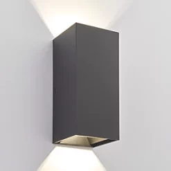 LAP Outdoor LED Adjustable Up & Down Wall Light Matt Black 12.5W 610lm 9 LAP Outdoor LED Adjustable Up & Down Wall Light Matt Black 12.5W 610lm -Outdoor Lighting Sales 908JK A3