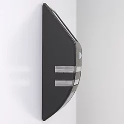 LAP Solar Outdoor LED Solar Bulkhead With PIR Sensor Matt Black 40lm -Outdoor Lighting Sales 9162F A2