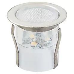 LAP Coldstrip 30mm Outdoor Blue LED Recessed Deck Light Kit Brushed Chrome 4.4W 10 Pack 5 LAP Coldstrip 30mm Outdoor Blue LED Recessed Deck Light Kit Brushed Chrome 4.4W 10 Pack -Outdoor Lighting Sales 9287X A2