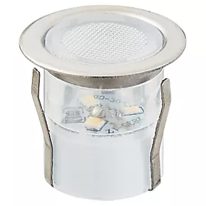 LAP Coldstrip 30mm Outdoor Blue LED Recessed Deck Light Kit Brushed Chrome 4.4W 10 Pack 3 LAP Coldstrip 30mm Outdoor Blue LED Recessed Deck Light Kit Brushed Chrome 4.4W 10 Pack - Image 3