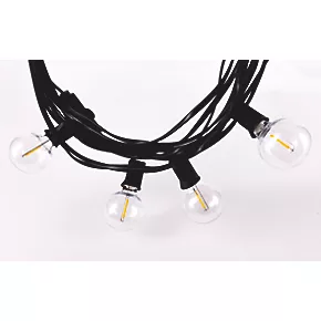 TCP 10m Indoor & Outdoor LED Filament Festoon Lights 8W 2 TCP 10m Indoor & Outdoor LED Filament Festoon Lights 8W - Image 2