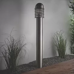 LAP Shutter 1000mm Outdoor Bollard Light Brushed Stainless Steel -Outdoor Lighting Sales 948PG A2