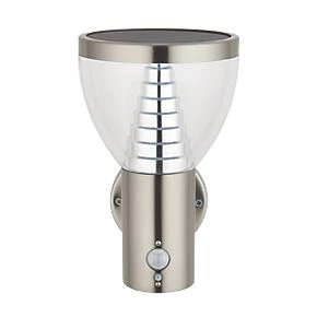 LAP Galaxy Outdoor LED Solar-Powered Wall Light With PIR & Photocell Sensor Brushed Stainless Steel 400lm 3 LAP Galaxy Outdoor LED Solar-Powered Wall Light With PIR & Photocell Sensor Brushed Stainless Steel 400lm - Image 3