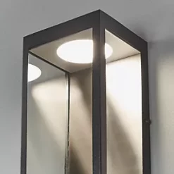 LAP Angel Outdoor LED Rectangular Frame Lantern Black 11W 400lm -Outdoor Lighting Sales 983PG A4