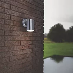 LAP Outdoor LED Wall Light Down Projection Silver 4.3W 380lm -Outdoor Lighting Sales 993PP A3